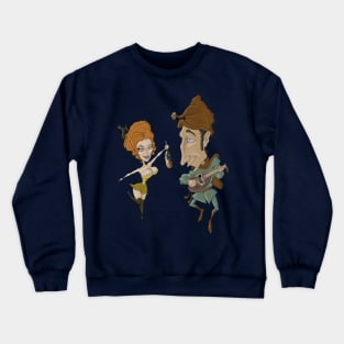 the mistress and the minstrel Crewneck Sweatshirt